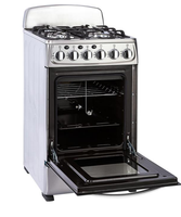 Cuisinière à gaz domestique sécurisée 50*60, 4 brûleurs, appareils de cuisine, cuisinière à gaz 4 brûleurs avec four Gazinian Fouu