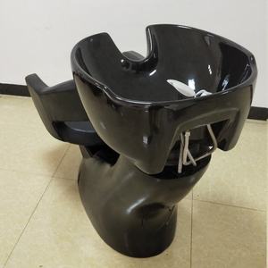 High-<b>end</b> Semi-lying PU Leather Shampoo <b>Bed</b> & Chair with Contemporary Design for Hair Salons Dining Parks - Product Image 5