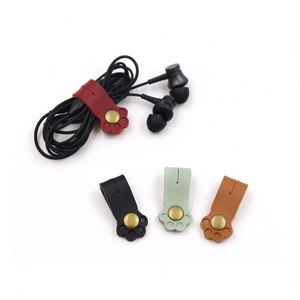 Organizador de Cables con Forma de Pata de Gato, de Cuero PU, para Gestión de Cables de Datos, Ideal para Viajes - Product Image 1