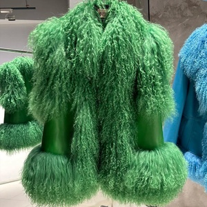 2025 Autumn <strong>Sleeveless</strong> Real Mongolia Sheep Fur Vest Women Genuine <strong>Leather</strong> Vest <strong>Jacket</strong> - Product Image 4