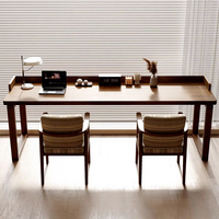 Bureau d'ordinateur en bois massif de style américain Tianzong avec rangement pour la maison, le bureau, l'étude et la chambre à coucher