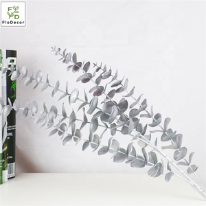 סיטונאי מלאכותי אקליפטוס נובע ירק ורוד זהב כחול עלים צבעוני פלסטיק עלווה עבור מסיבת חתונת קישוט - Product Image 4