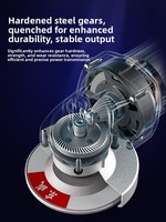 Meuleuse d'angle industrielle et DIY Dongcheng haute puissance à moteur sans balais, outil électrique pour meulage, décapage de rouille et travail du bois