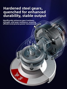 Dongcheng Industrie- und DIY-Hochleistungs-Winkelschleifer mit Bürstenlosem Motor, Elektrowerkzeug für Schleifscheiben, Rostentfernung und Holzbearbeitung - Product Image 5