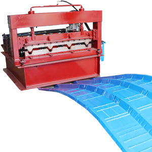 Kunden spezifische Farbe Dach Stahlplatte Bogen gebogen Metall fliesen Form maschine Dach platte Hersteller Herstellung Maschine zum Verkauf - Product Image 5