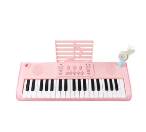 BD Music 37 teclas mini teclado eletrônico portátil brinquedos musicais para crianças presentes