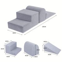 Bloques de Construcción Modulares de Espuma PU, Juego de Juguetes Educativos Multifuncionales de Pana para el Desarrollo de la Inteligencia de Niños Pequeños