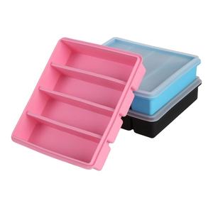 แม่พิมพ์ทำน้ำแข็งซิลิโคนแบบแท่งยาวสี่แถว แช่แข็งเร็ว ง่ายต่อการถอด - Product Image 1