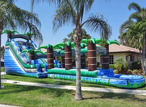 Nhà Máy bơm hơi lớn trượt N trượt người lớn Inflatable hồ bơi nước trượt - Product Image 3