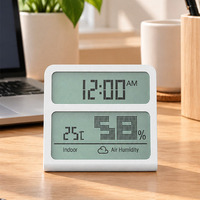 Thermomètre hygromètre numérique électronique avec grand écran LCD pour la maison, avec support