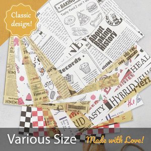 Thực phẩm từ văn bản bọc giấy chống mỡ Giấy Deli, giấy gói thực phẩm Kraft tốt nhất cho tiệm bánh, dã ngoại, lễ hội, hội chợ hoặc BBQ - Product Image 5