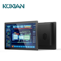 Écran tactile OEM ODM 15 pouces 4:3 IPS compatible DVI HDMI, Full HD, finition métal noir, nouvelle série commerciale