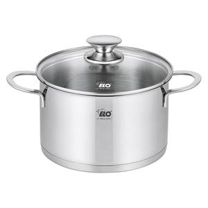 Elo Meat Pot Galant 2.5L Stainless Steel <b>With</b> <b>Lid</b> For Roasting And Cooking - Product Image 1