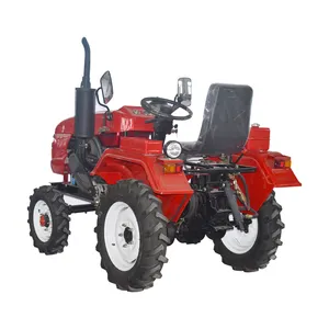 35 HP Wheeled Mini Tractor Agricultural Machinery Diesel Small Household Garden Tractor Rotary Cultivator