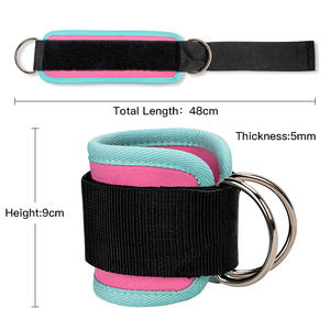 OEM Réglable Unisexe Hanche Jambe Exercice <span class=keywords><strong>Tube</strong></span> Bandes Durable En Métal D Anneau Gym <span class=keywords><strong>Cheville</strong></span> Sangles <span class=keywords><strong>pour</strong></span> Machines à Câble - Product Image 3