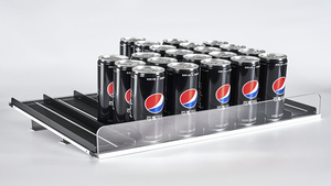 Innovate <span class=keywords><strong>Automatic</strong></span> Gravity Feed <span class=keywords><strong>Shelf</strong></span> Roller Glide Sistema de estante deslizante para refrigerador para exhibición y almacenamiento - Product Image 6