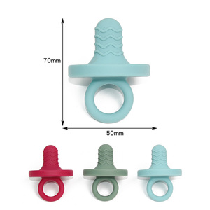 Sucette en silicone pour bébé biologique lavable coloré produits non toxiques sans Bpa tétine en silicone pour bébé - Product Image 6