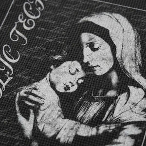 Camiseta de Manga Larga Raglán de Algodón 100% con Tejido Waffle, Personalizada de Fábrica, con Gráficos Impresos Digitalmente en DTG, Talla Grande para Hombre - Product Image 2