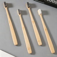 Nouvelle conception 2026 – Brosse à dents en micro-bristles de soie et bambou ultra-douces (plus de 10 000 fibres) pour adultes et enfants