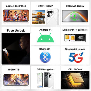 Telefone Móvel de Marca Pova7 Pro Novo com Grande Memória Android 14 e Alta Qualidade - Product Image 3