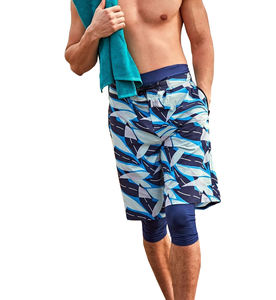 Custom Fashion Beachwear <strong>Swimwear</strong> <strong>Men's</strong> Quick Dry Breathable Knee Bath Harem Pants <strong>Islamic</strong> Swim Shorts - Product Image 5
