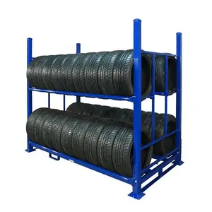 Warehouse Logistic Center Tyre Shop Storage Rack