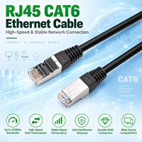 Kabel Patch Ethernet WISTAR Cat6 RJ45 Kecepatan Tinggi UTP LAN Jaringan Kabel Patch Lead Tembaga Murni 10Gbps Internet Utp Cat6 1.5m