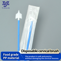 Brosse d'échantillonnage cervicale jetable YSD en PP de qualité médicale, bleue, 20 cm, facile à utiliser