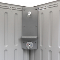Salle de douche à installation rapide en Chine pour les hôpitaux Toilettes mobiles avec lavabo de salle de bain Toilettes mobiles