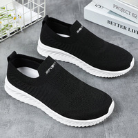 Baskets antidérapantes légères en maille respirante pour femmes, chaussures de jogging et de conduite décontractées confortables pour l'été