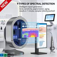Analyseur de peau 3D AI X5 Pro, appareil de diagnostic facial, scanner facial, appareil d'analyse de la peau pour équipement de salon de beauté professionnel