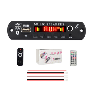 DC 8v-26v 2 * 40w放大器MP3解码器板80W ALAC MP3播放器，适用于5.0 USB模块调频辅助收音机录音扬声器塑料 - Product Image 1