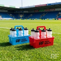Porte-bouteilles d'eau sportifs pour équipe, support de rangement latéral pour 6 bouteilles, sac de sport, fournitures pour événements de football et basketball