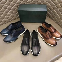 Sneakers en cuir véritable imprimées au laser de luxe - Chaussures décontractées personnalisables avec l'identité de la marque - Chaussures pour hommes en marque privée, grandes tailles