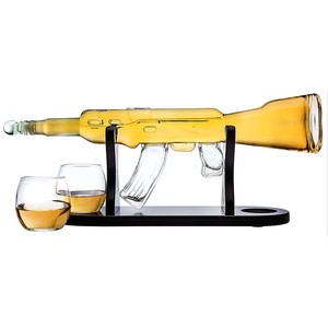 Ensemble de carafe à décanter, <span class=keywords><strong>bouteille</strong></span> en verre, cognac <span class=keywords><strong>vodka</strong></span>, whisky, vin, <span class=keywords><strong>AK47</strong></span> - Product Image 1