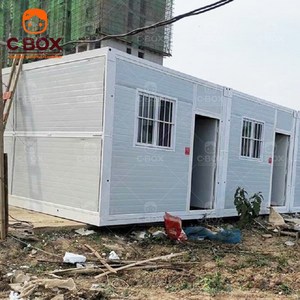 Cbox Eco Friendly Modern Ready Made Outdoor Dormitory Modular Camping Vacation Home Hospital Folding <b>Container</b> House - Product Image 4