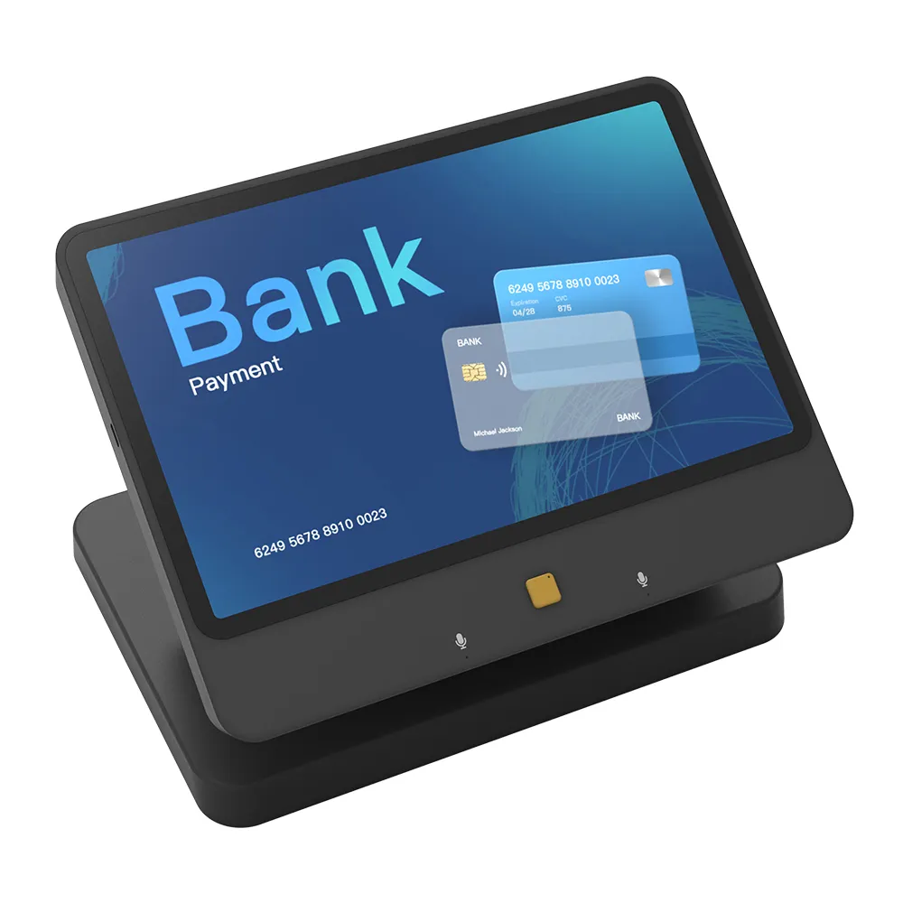 SKD-máquina POS para banco, tableta PC de 11,6 pulgadas, Windows 10, pantalla táctil Full HD, película antideslumbrante