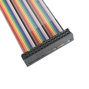 YZCONN工場カスタムOEM 2.54mmピッチ 2.8ピン 16ピン メス-メス IDCコネクタ レインボーカラー フラットリボンケーブル - Product Image 2