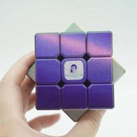 Cube de vitesse en alliage de zinc, puzzle de compétition avec logo personnalisé, coloré, intelligent, idéal pour les jeunes, cadeau idéal