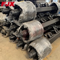 JUXIN – Composants d'essieu de semi-remorque multimodale commercial de type allemand, durables, 12-18T, vente en gros