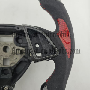 Volante Deportivo de Fibra de Carbono y Alcántara con Luces LED, el Más Popular para Chevrolet Camaro - Product Image 2