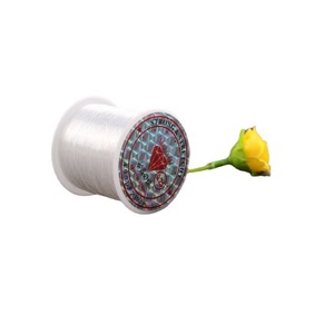 Flat <b>Beaded</b> Elastic Cord Crystal <b>Thread</b> For Bracelets 10M Per Roll 25 Rolls Pack Acrylic Material Yiwu Origin - Product Image 3