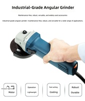 Protection professionnelle robuste en acier inoxydable de 1,9 kg pour outil électrique industriel de découpe et de meulage du métal et du bois, moteur à courant continu brossé, pour outil d'angle