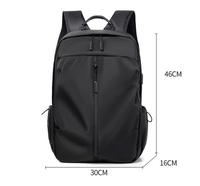 Sac à dos pour ordinateur portable en nylon de haute qualité 15,6 pouces pour hommes, grande capacité, imperméable, décontracté, multifonctionnel, avec fermeture éclair USB