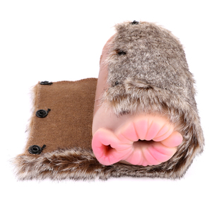 G-F6233 ファンタジーライオンタイトヴァギナフェイクファーマスタベータープラッシュモンスターソフトシリコンメンズポケットプッシーマスタベーターカップ卸売 - Product Image 2