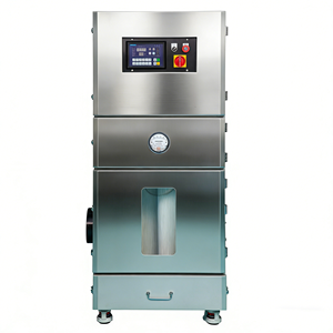 स्टेनलेस स्टील के निर्माण धुआं कलेक्टर आसान संचालित औद्योगिक धूल कलेक्टर - Product Image 4