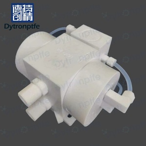 Bomba de Diafragma de PTFE Dechuang DC-00345, Resistente a la Corrosión y a Altas Temperaturas, para las Industrias de Semiconductores y Fotovoltaica - Product Image 1