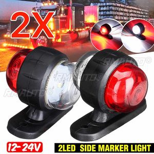 2Pcs <b>Car</b> Truck <b>Trailer</b> LED Side Marker Light Signal Clearance Light Indicator Lamp for Lorry Van Caravans 12V 24V 10-30V - Product Image 1