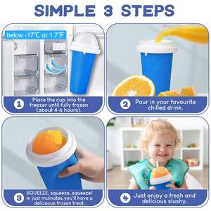 Vaso para Hacer Granizados, Vasos Mágicos para Hacer Bebidas Frías, Vasos para Hacer Jugos, Leche, Yogur, Helado, Portátiles para Niños, Amigos y Familia - Product Image 4