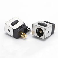 Prise d'alimentation CC JT-DC-071 12V en laiton, verticale, 3 broches, type encastrable, montage sur circuit imprimé, prise femelle 5,5x2,5mm 0,5A, connecteur pour ordinateur portable